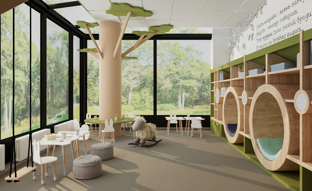 Современное оформление детского сада Современное оформление детского сада